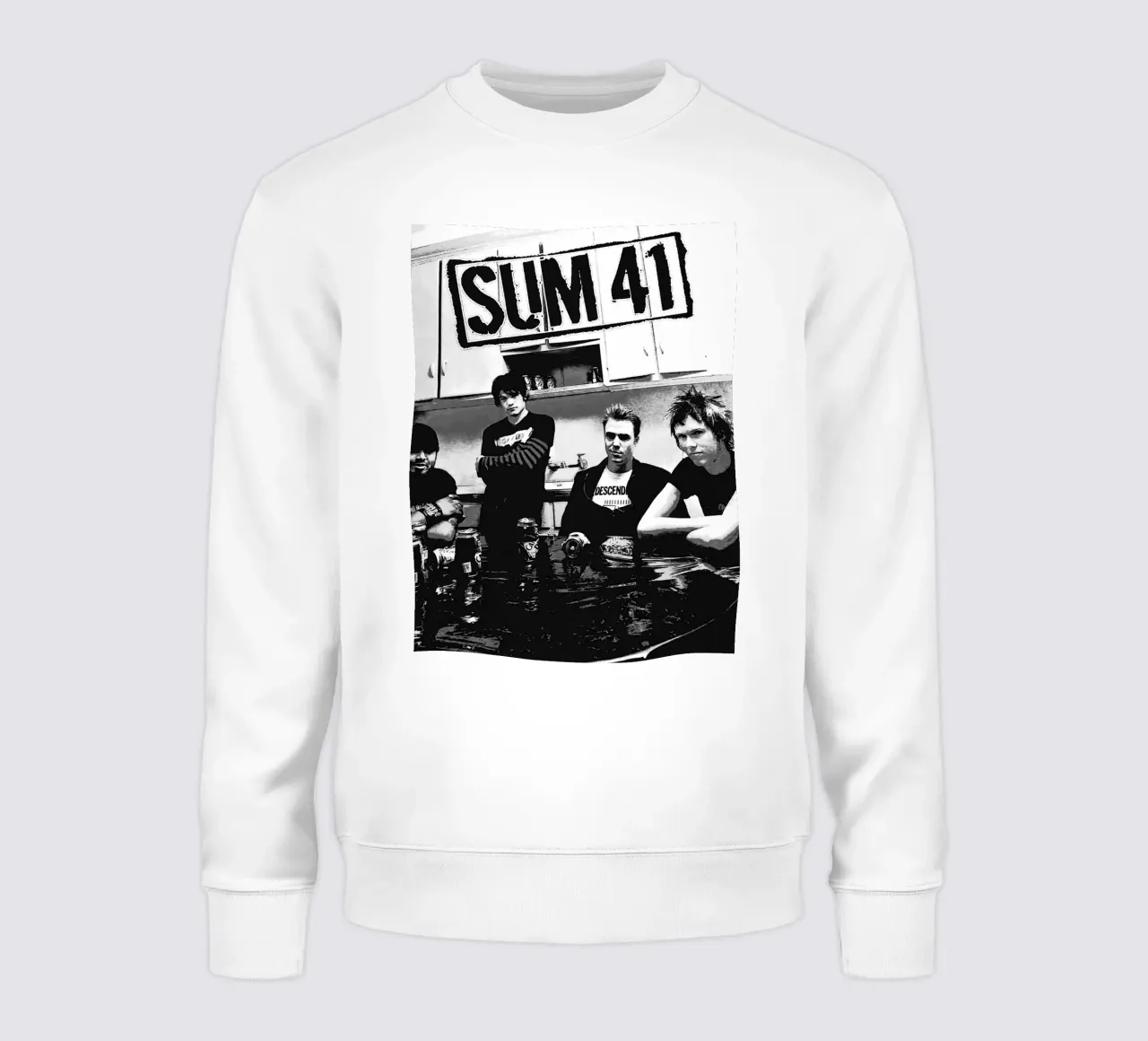 sun 41 band art felpa da vanhesling