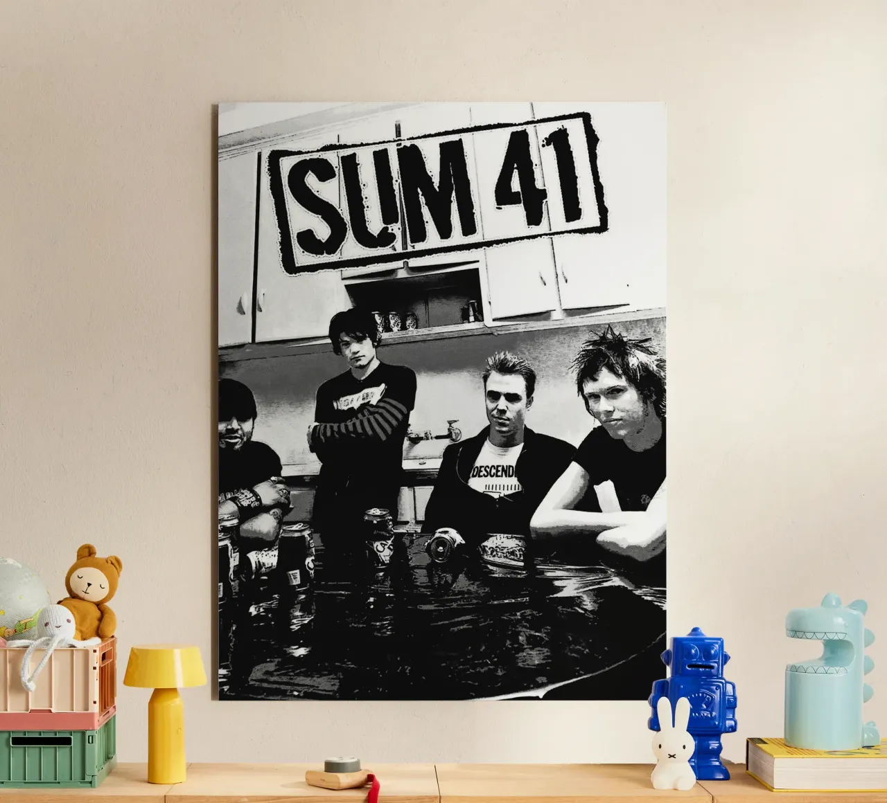 sun 41 band art alluminio dibond da vanhesling