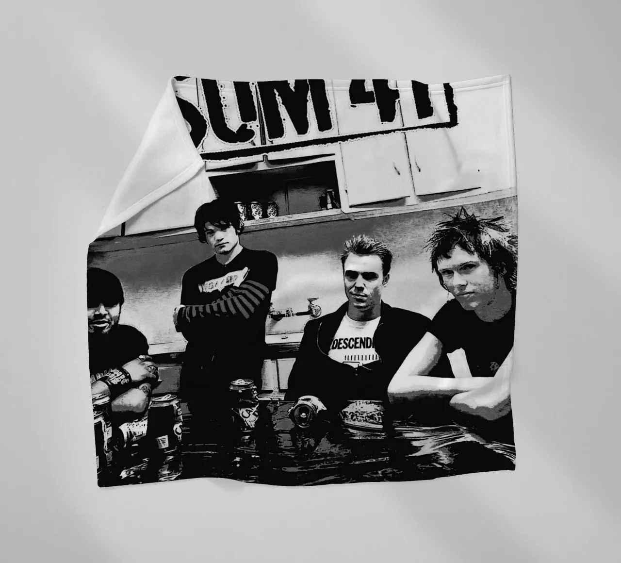 sun 41 band art coperta in pile da vanhesling