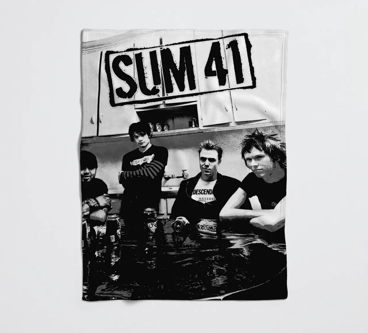 sun 41 band art coperta in pile da vanhesling