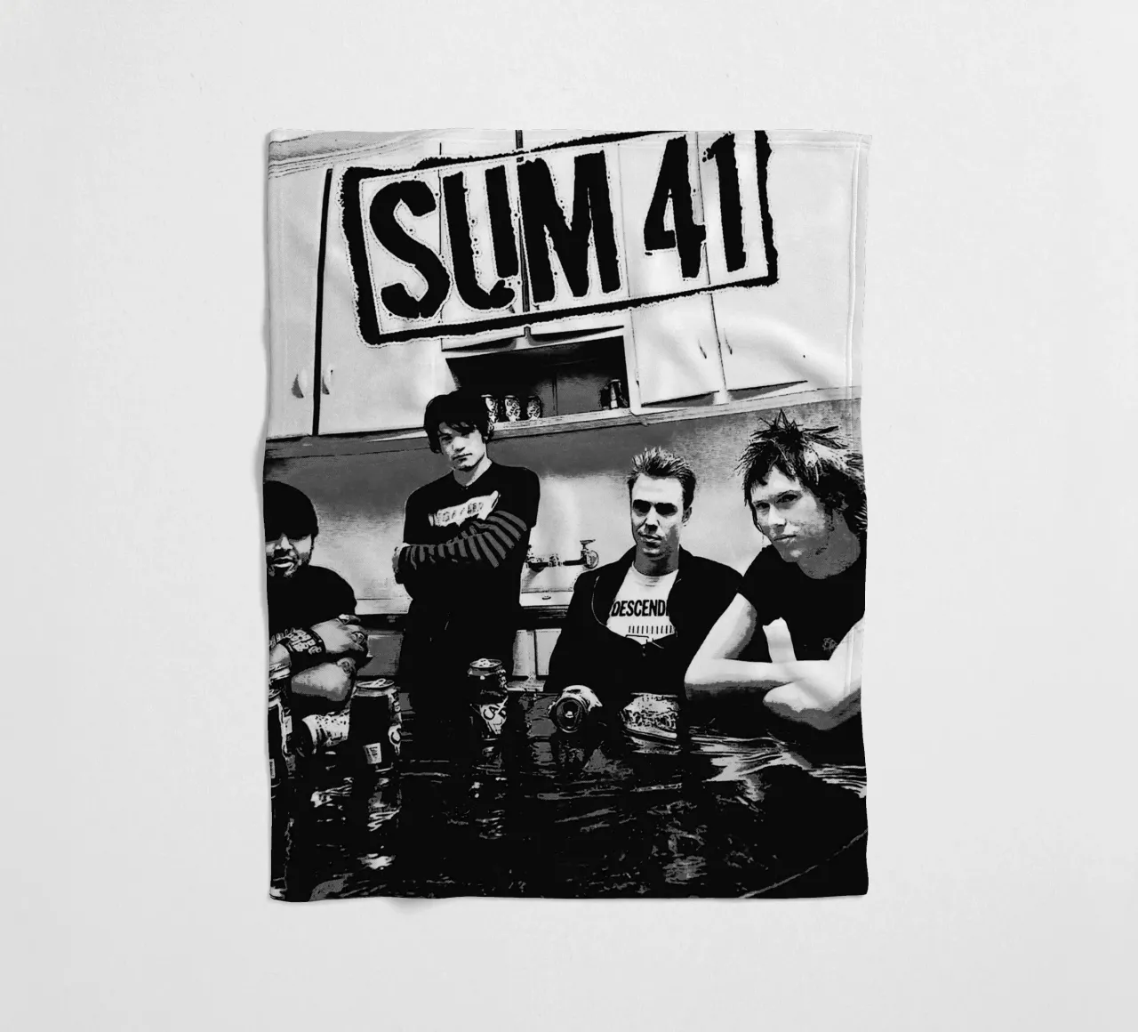 sun 41 band art coperta in pile da vanhesling