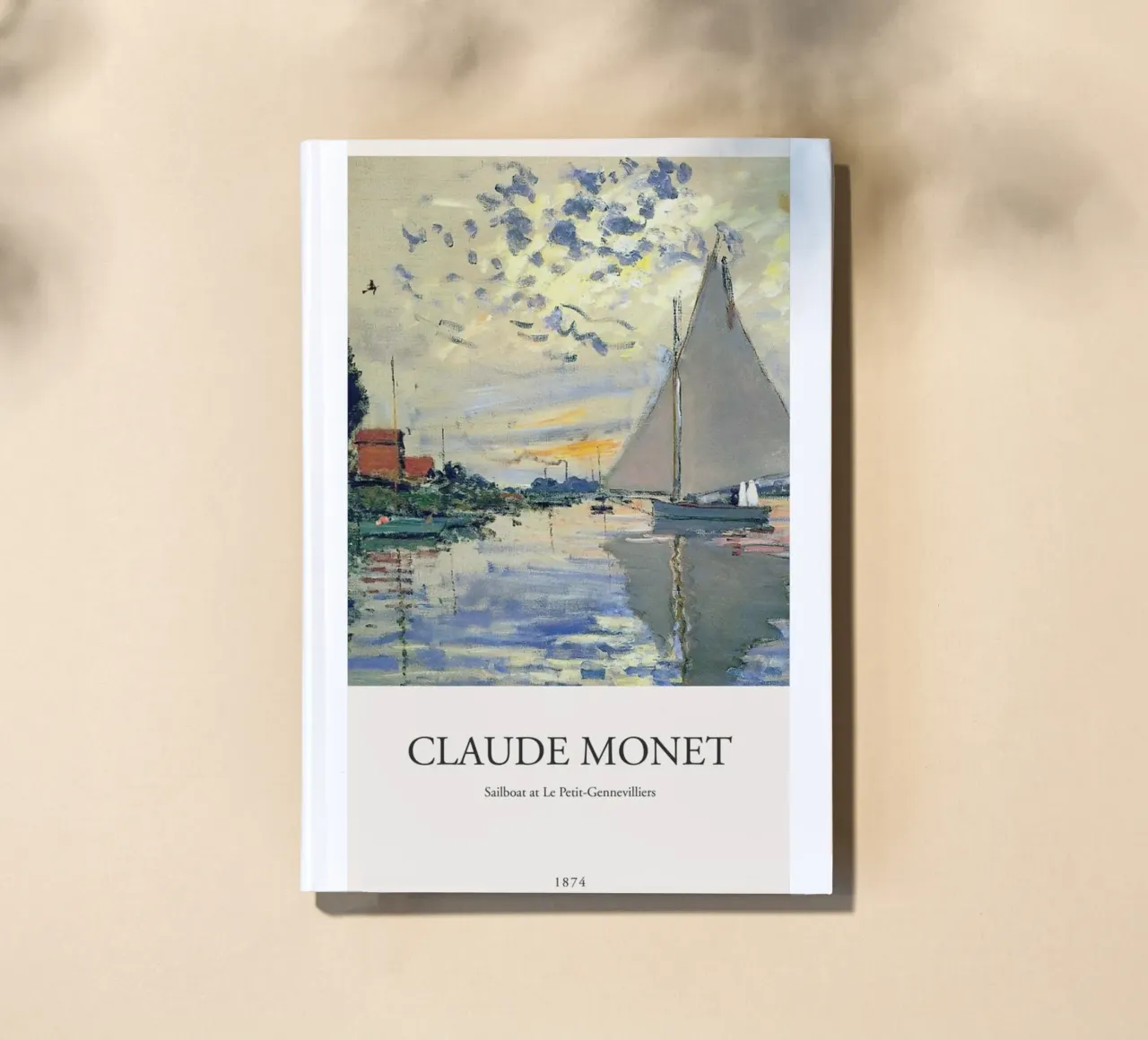 vue sur la mer avec voilier carnet de notes de SMG Store