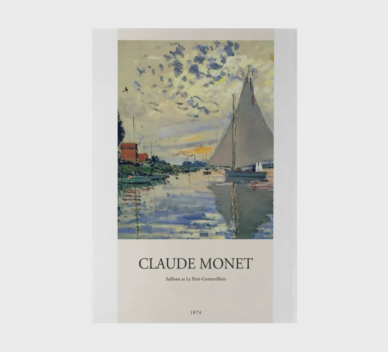 vue sur la mer avec voilier carnet de notes de SMG Store