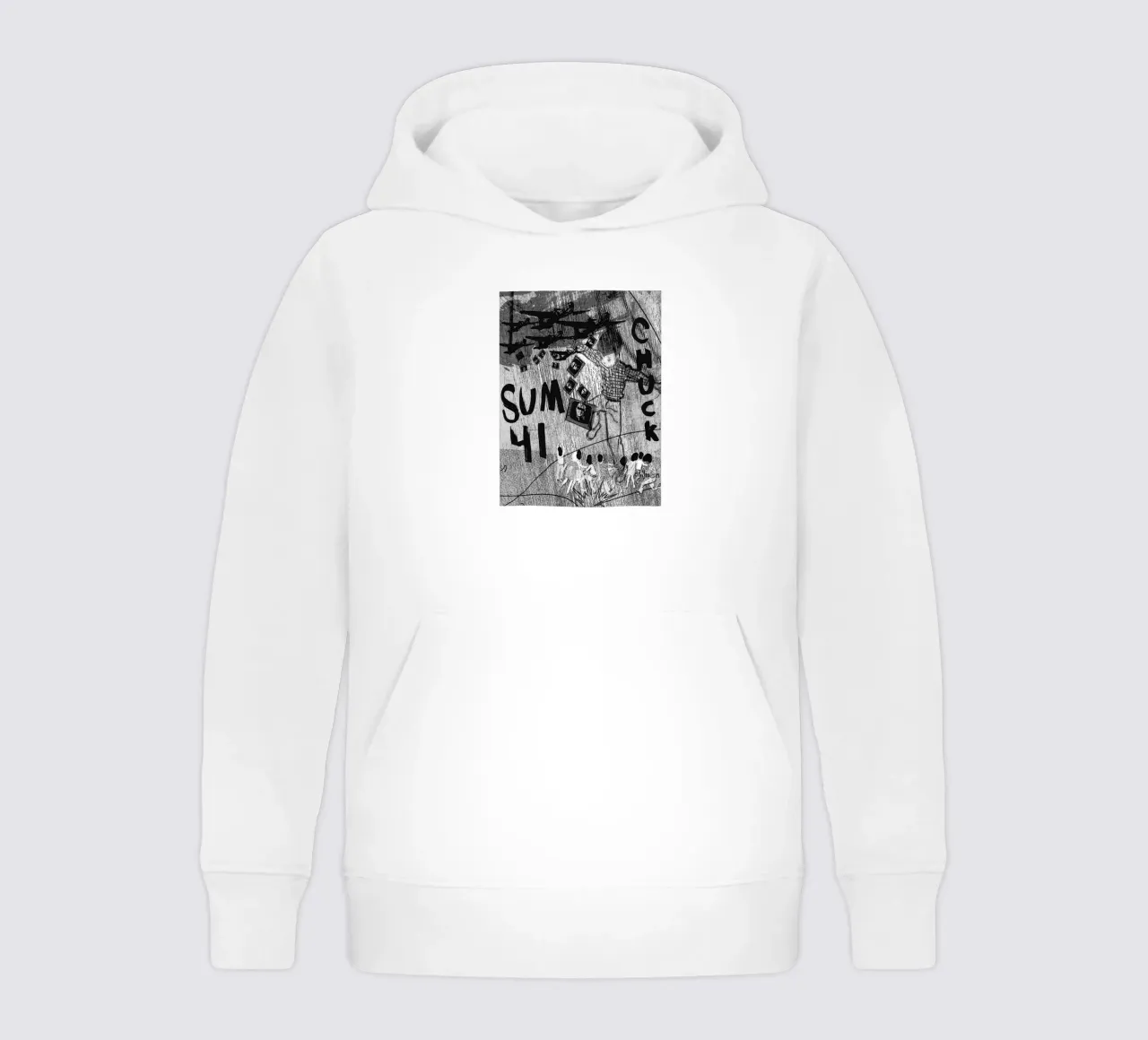 sum 41 band art felpa bambino con cappuccio da vanhesling