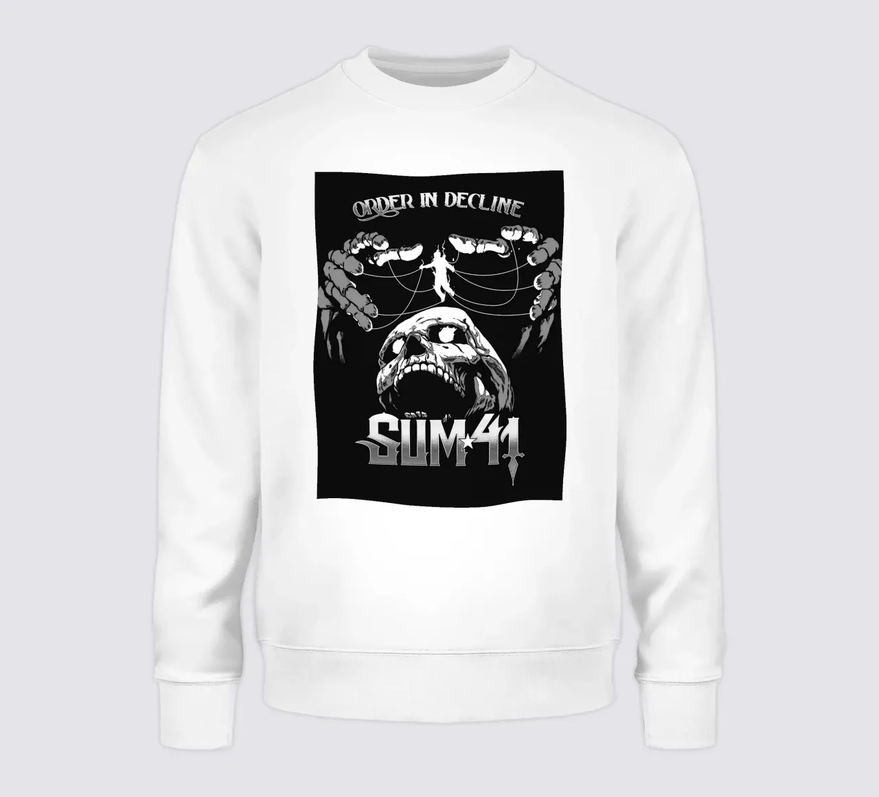 sum 41 band art felpa da vanhesling