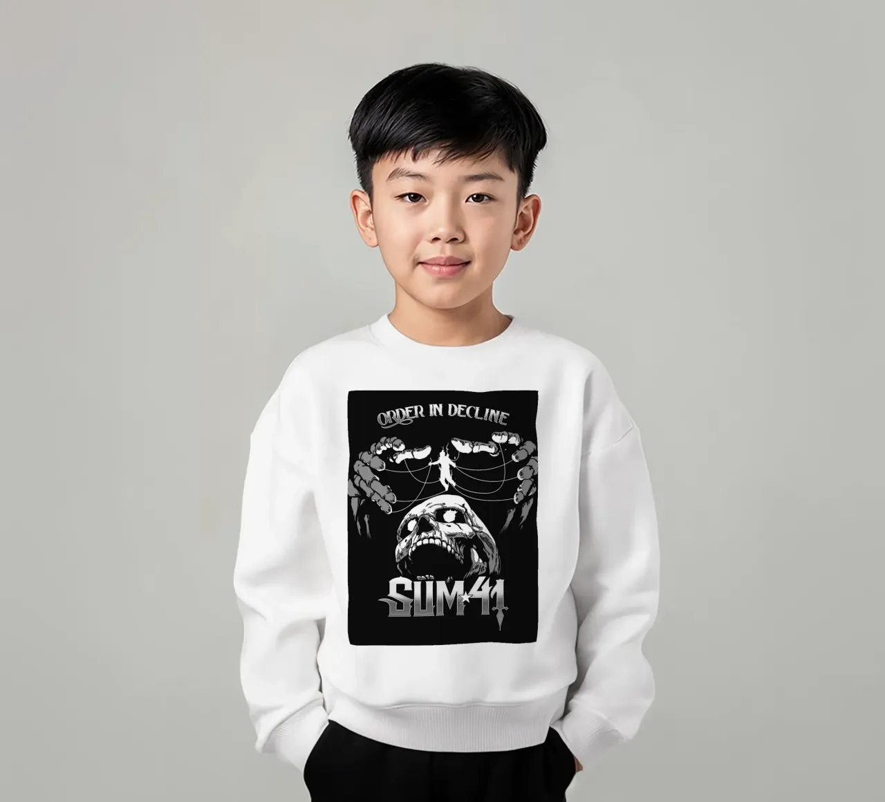 sum 41 band art felpa bambino da vanhesling