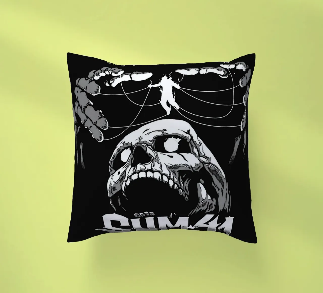 sum 41 band art cuscino da vanhesling