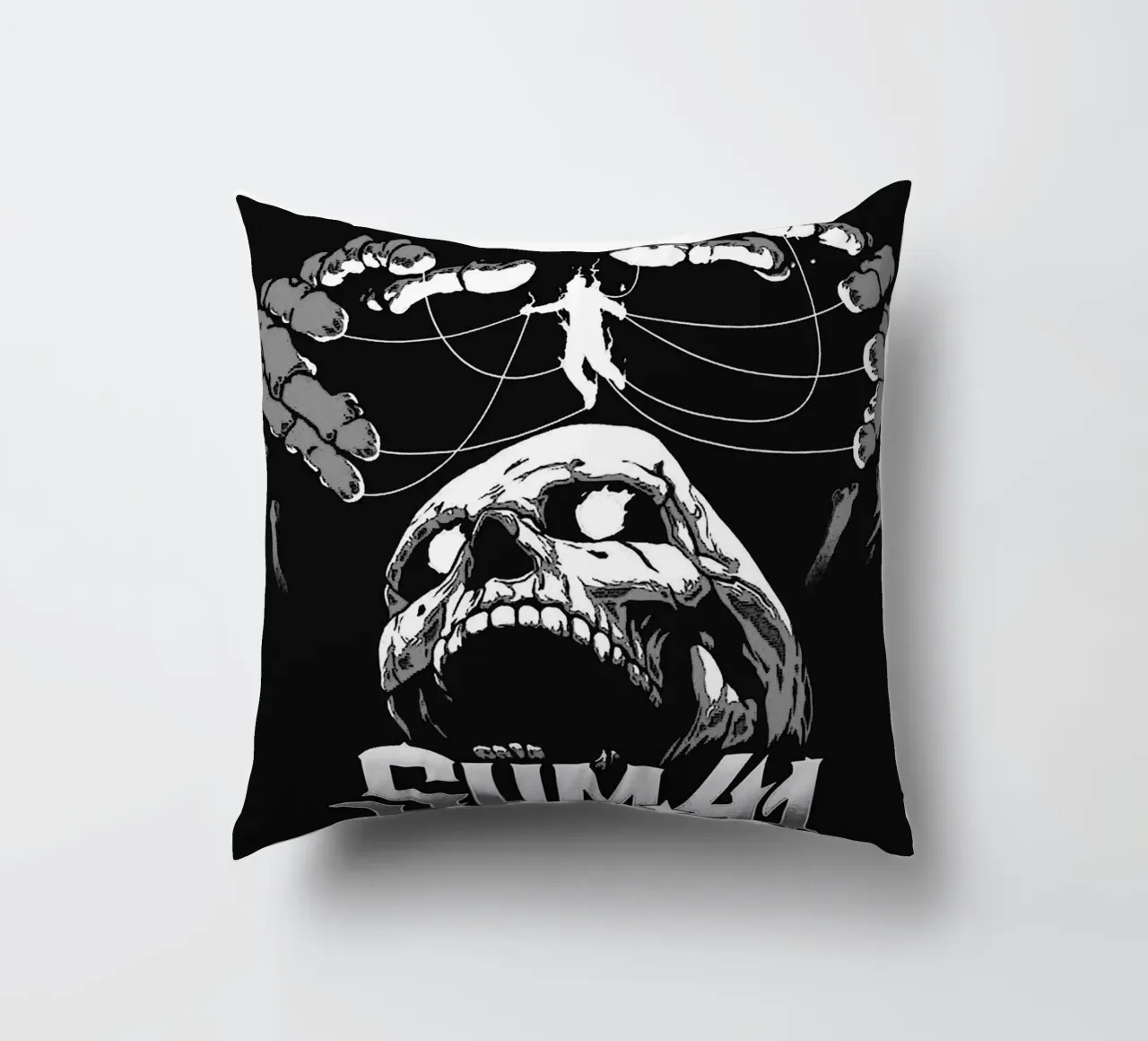 sum 41 band art cuscino da vanhesling