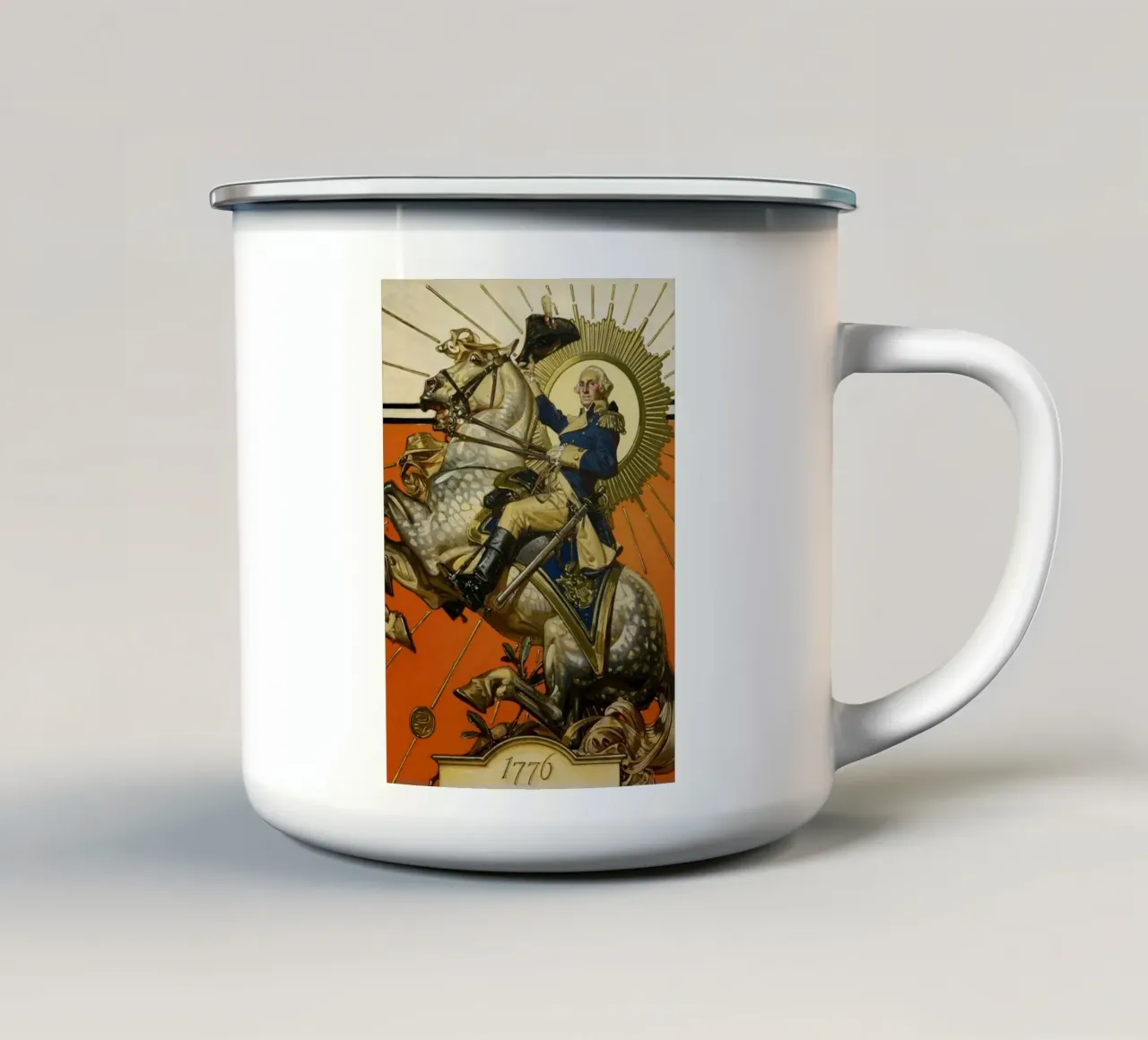 JCL 008 tazza in smalto da JC Leyendecker