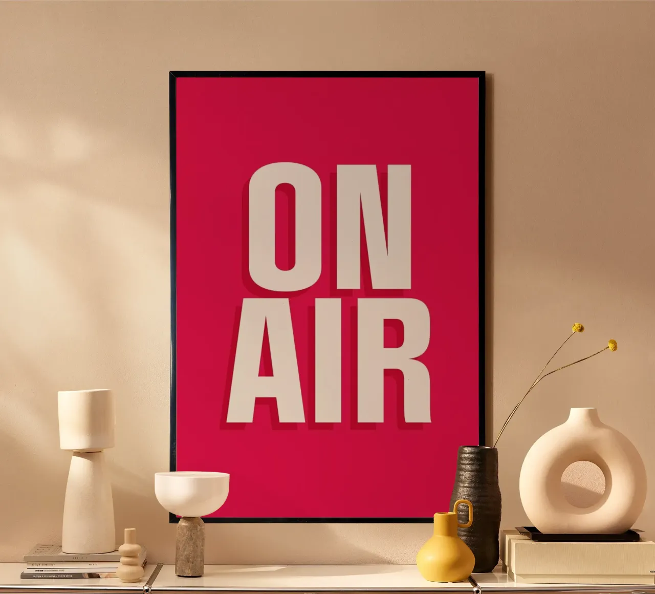 On Air poster con telaio in legno da The Native State
