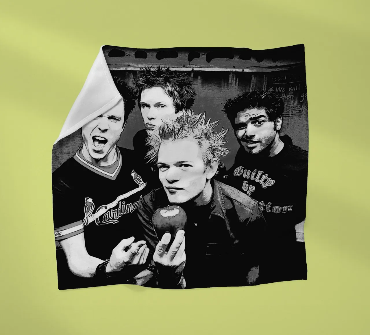 sum 41 band art coperta in pile da vanhesling