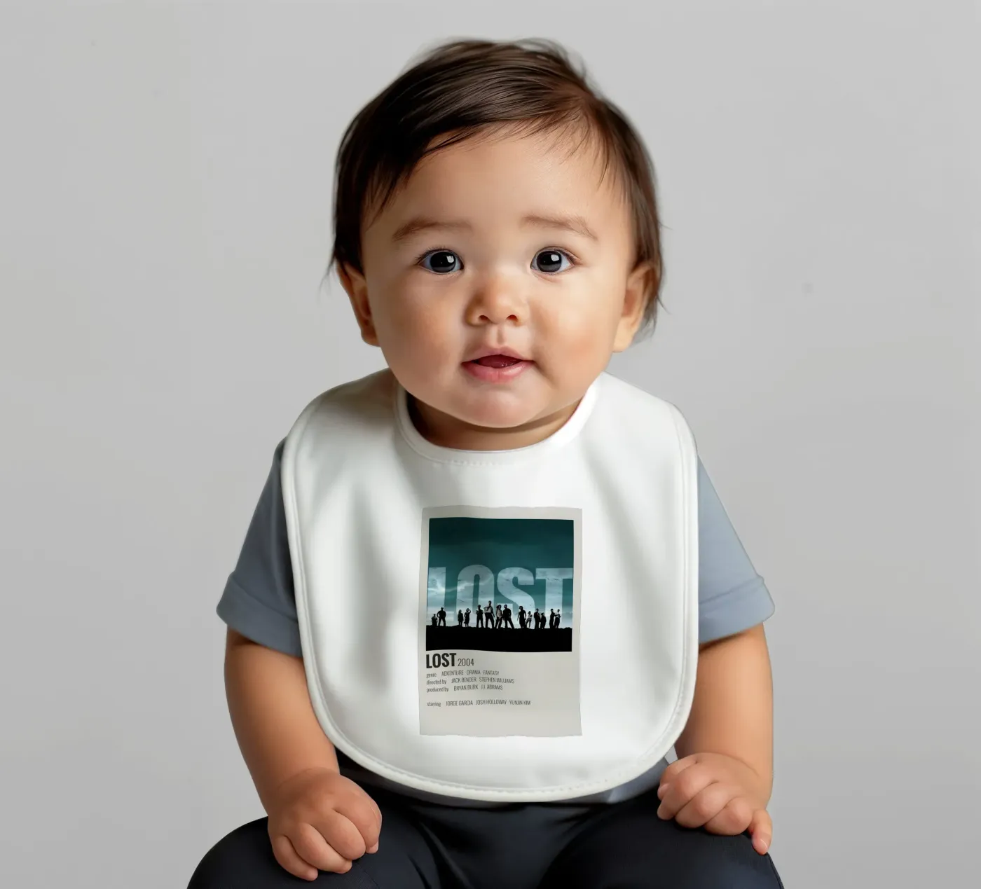 LOST 2004 baby slabbetje van MVFminimalist