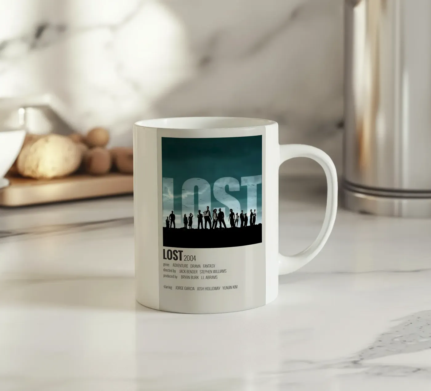 LOST 2004 ceramic mug by MVFminimalist