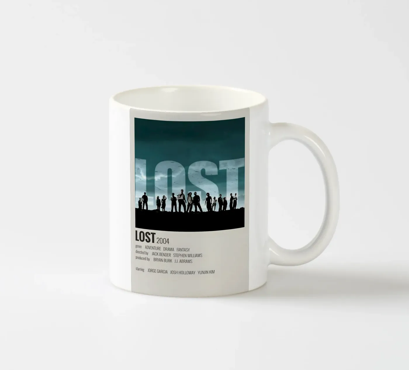 LOST 2004 ceramic mug by MVFminimalist