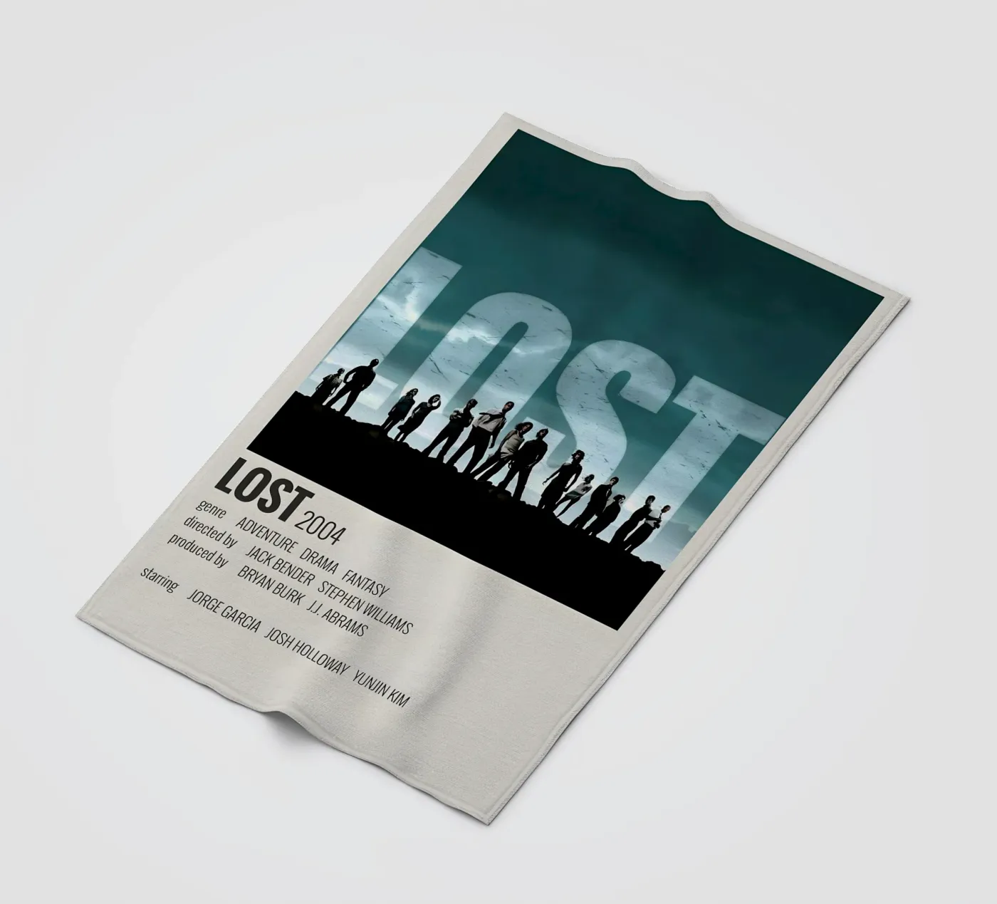 LOST 2004 fleece blanket by MVFminimalist