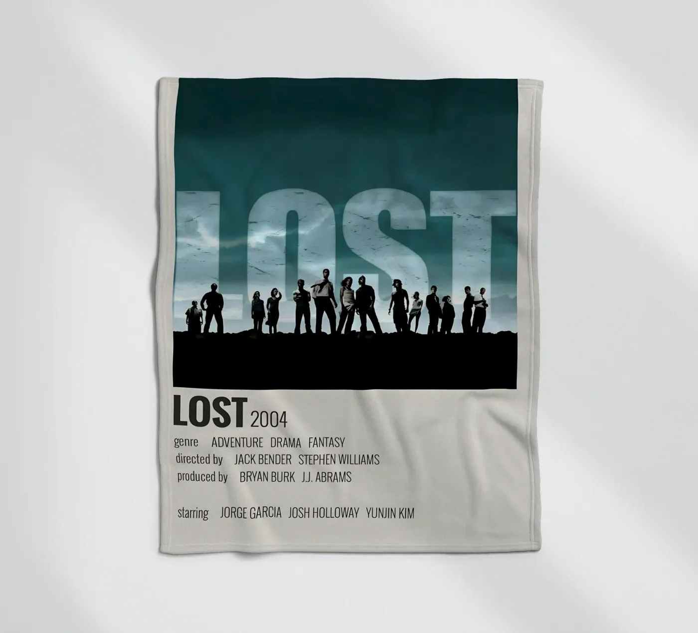 LOST 2004 fleece blanket by MVFminimalist