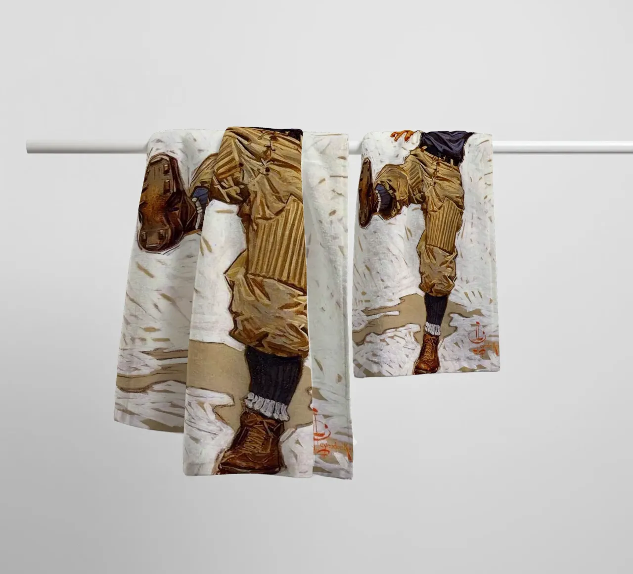 JCL 009 towel by JC Leyendecker