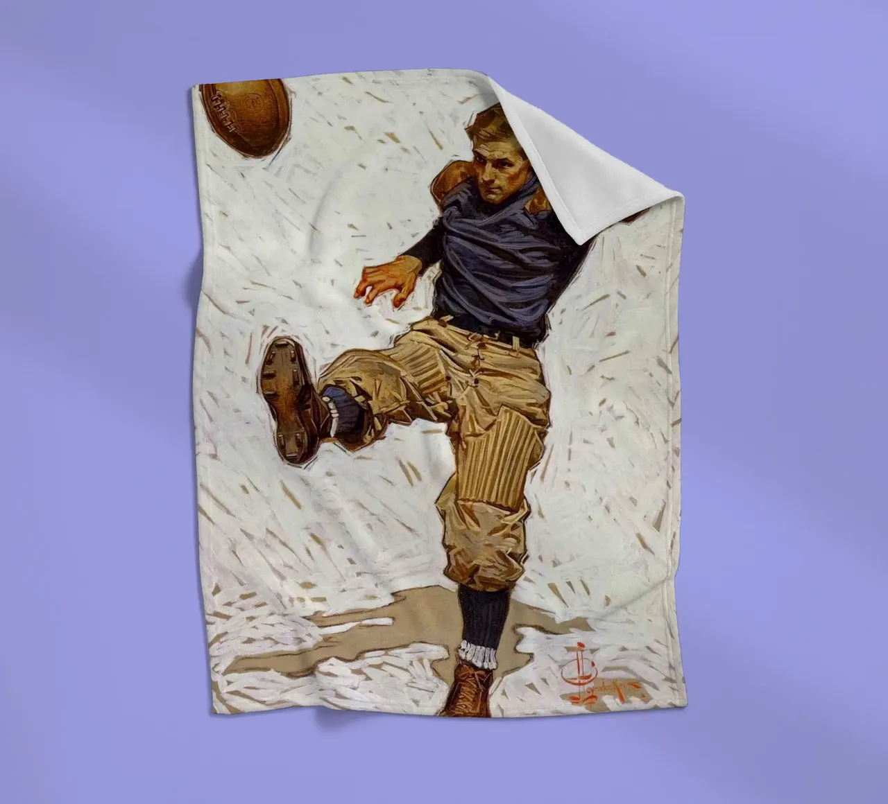JCL 009 fleece blanket by JC Leyendecker