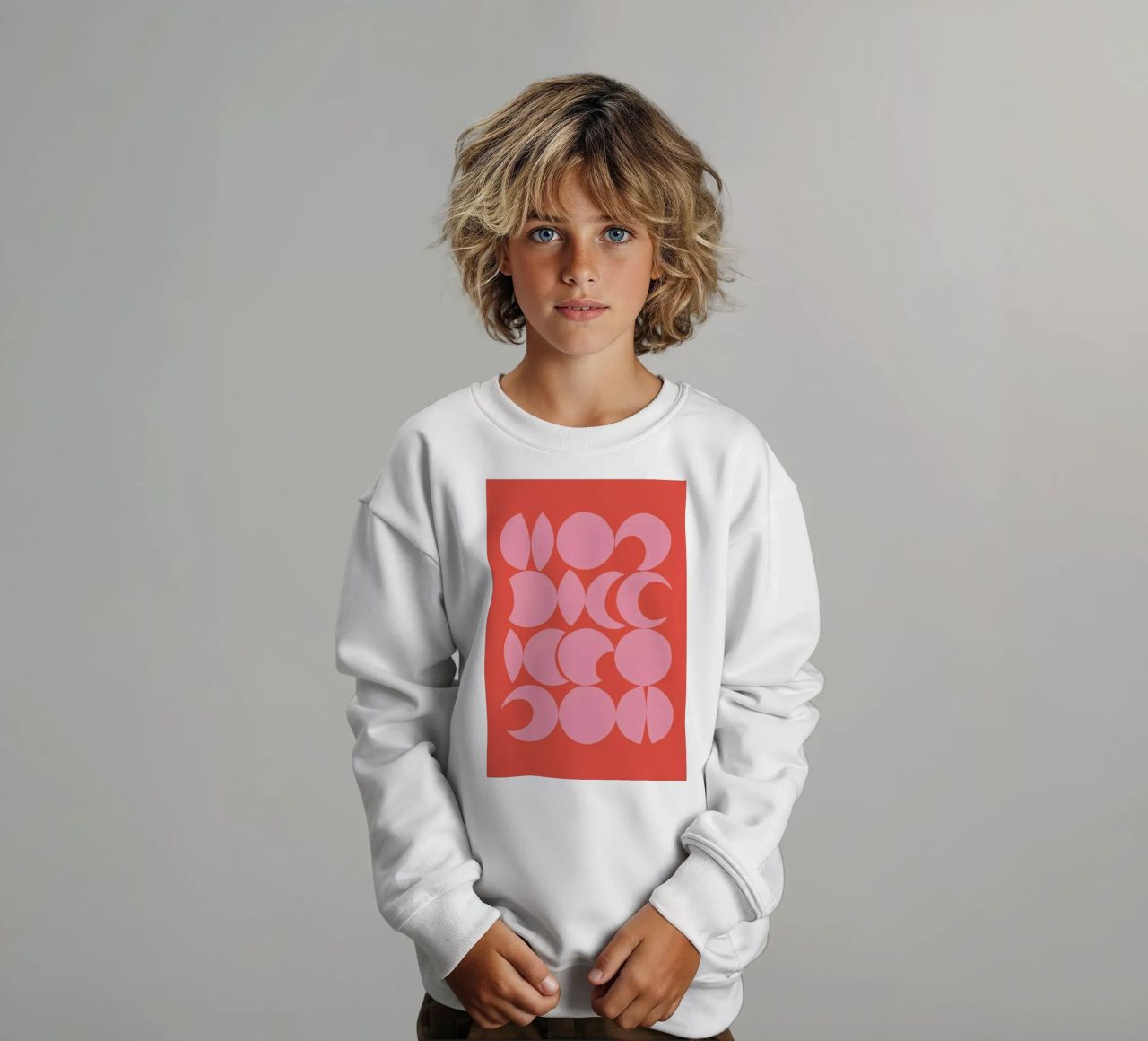 Retro Pattern felpa bambino da Pure