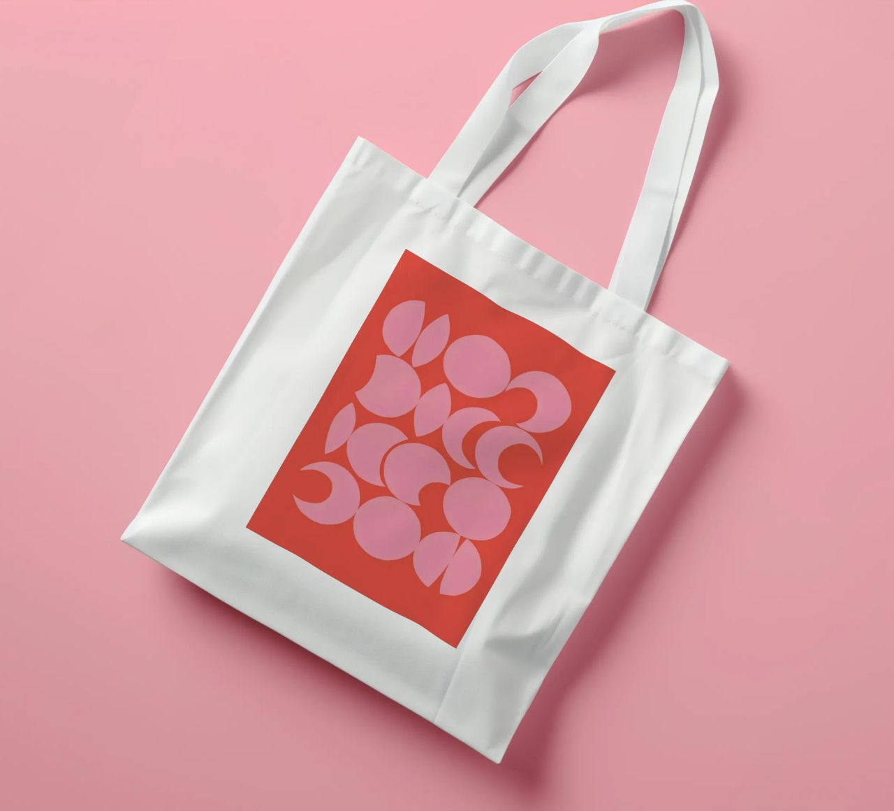 Retro Pattern borsa in juta da Pure
