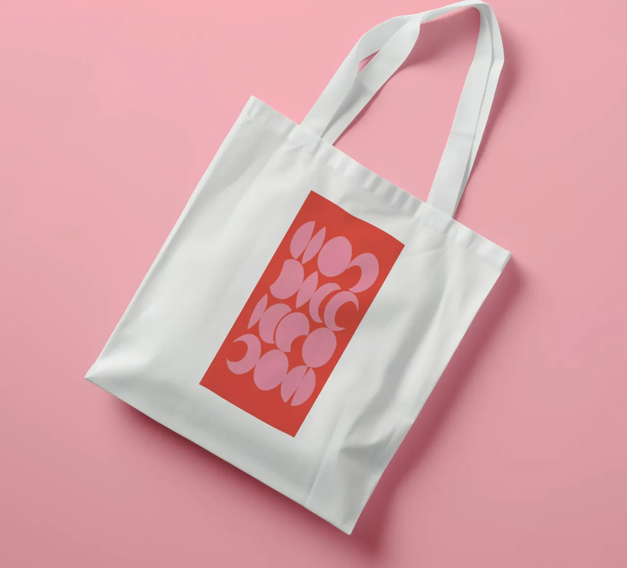 Retro Pattern borsa in juta da Pure