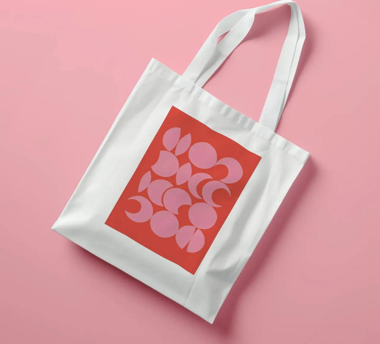 Retro Pattern borsa in juta da Pure