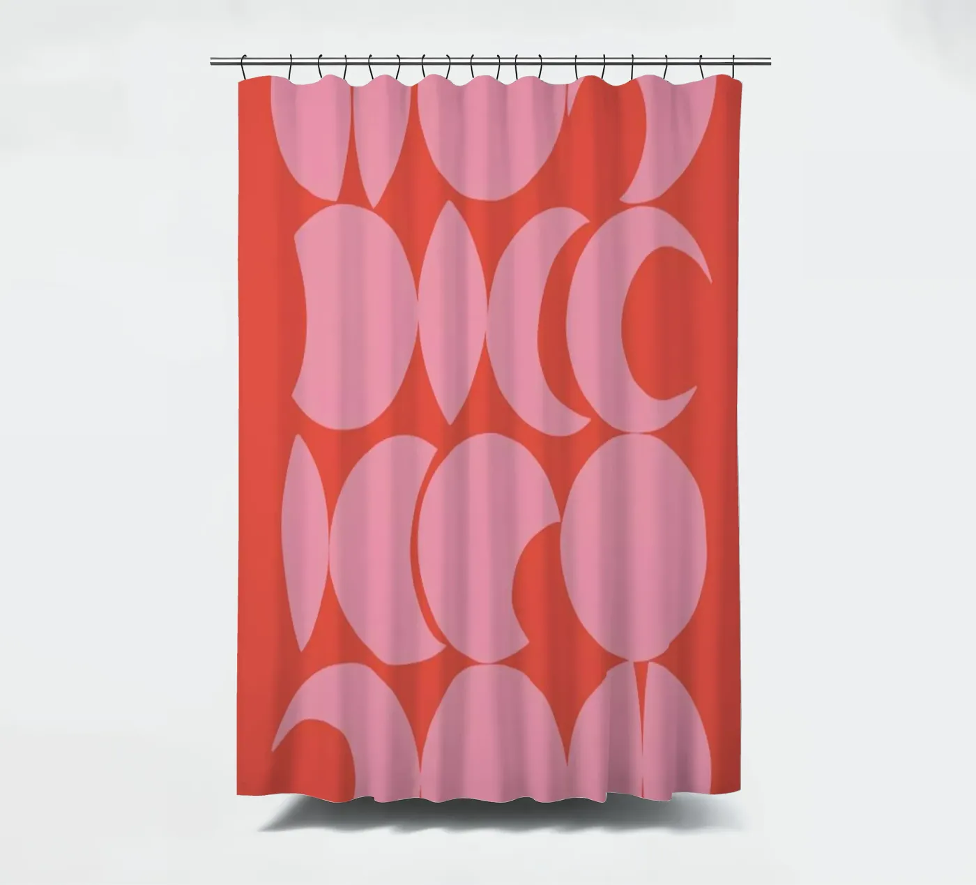 Retro Pattern Duschvorhang von Pure