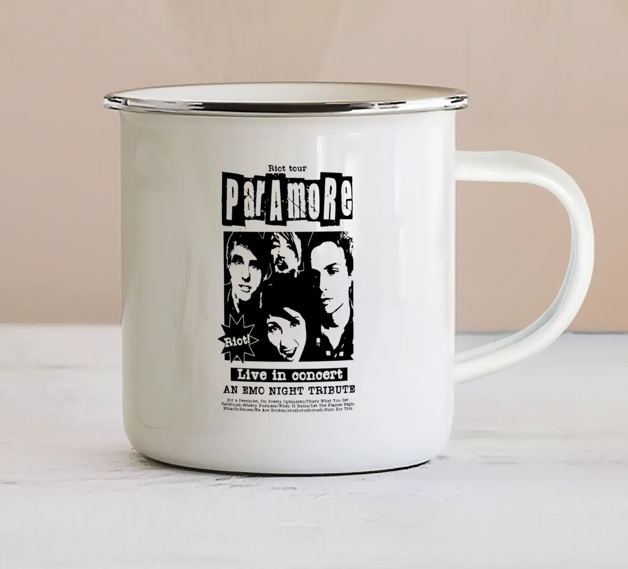 Paramore tazza in smalto da Gladysrg