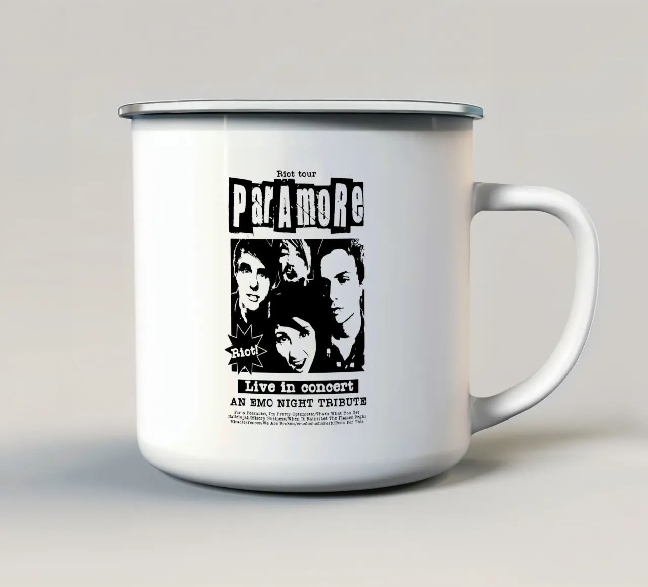 Paramore tazza in smalto da Gladysrg