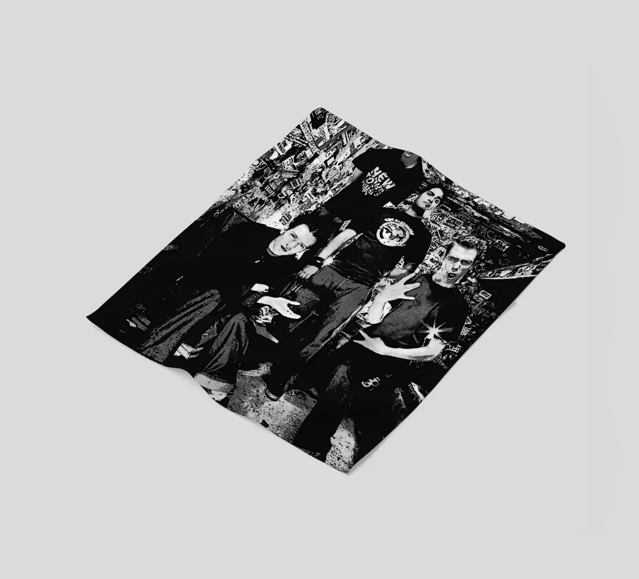 sum 41 band art coperta in pile da vanhesling