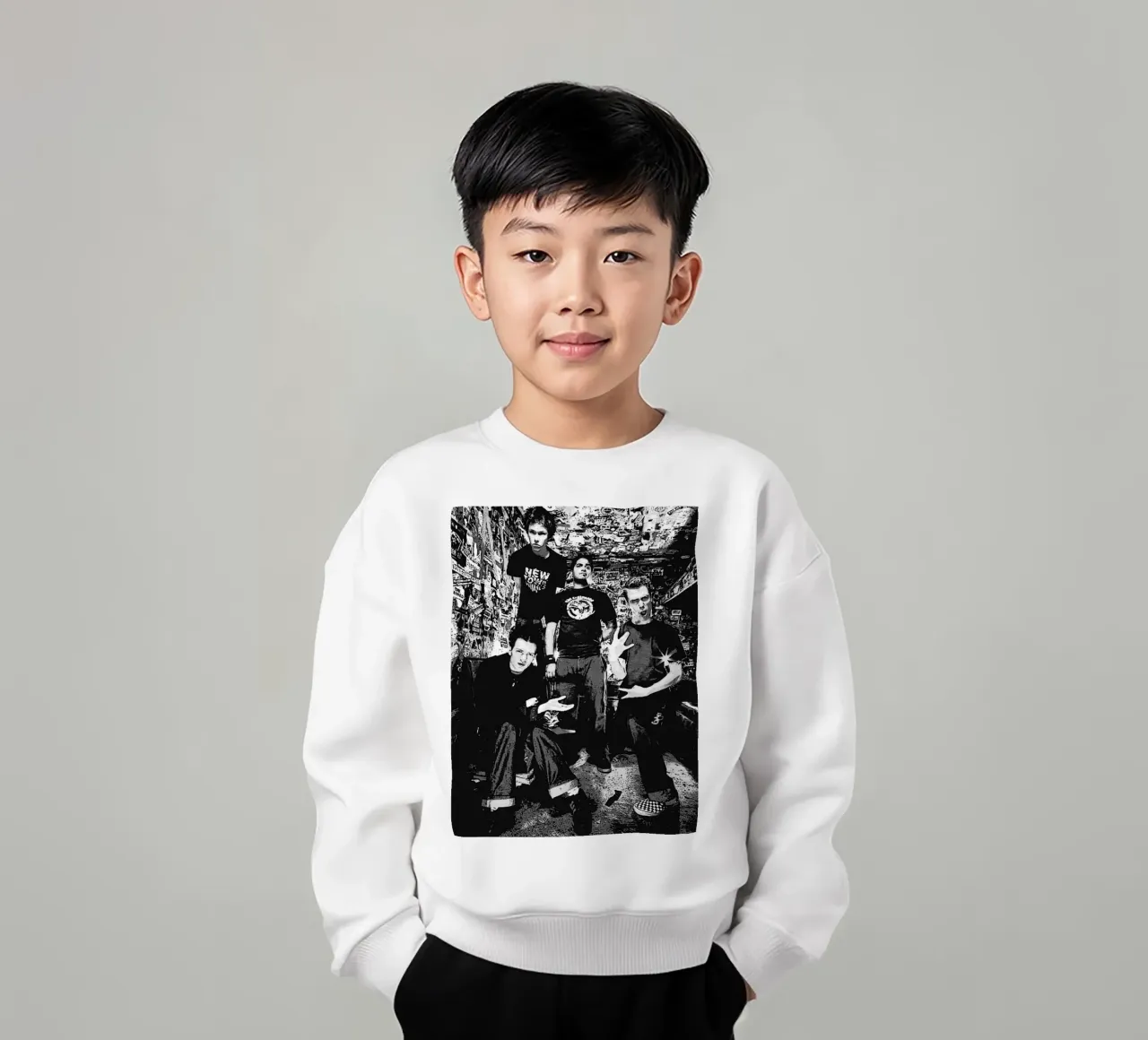 sum 41 band art felpa bambino da vanhesling