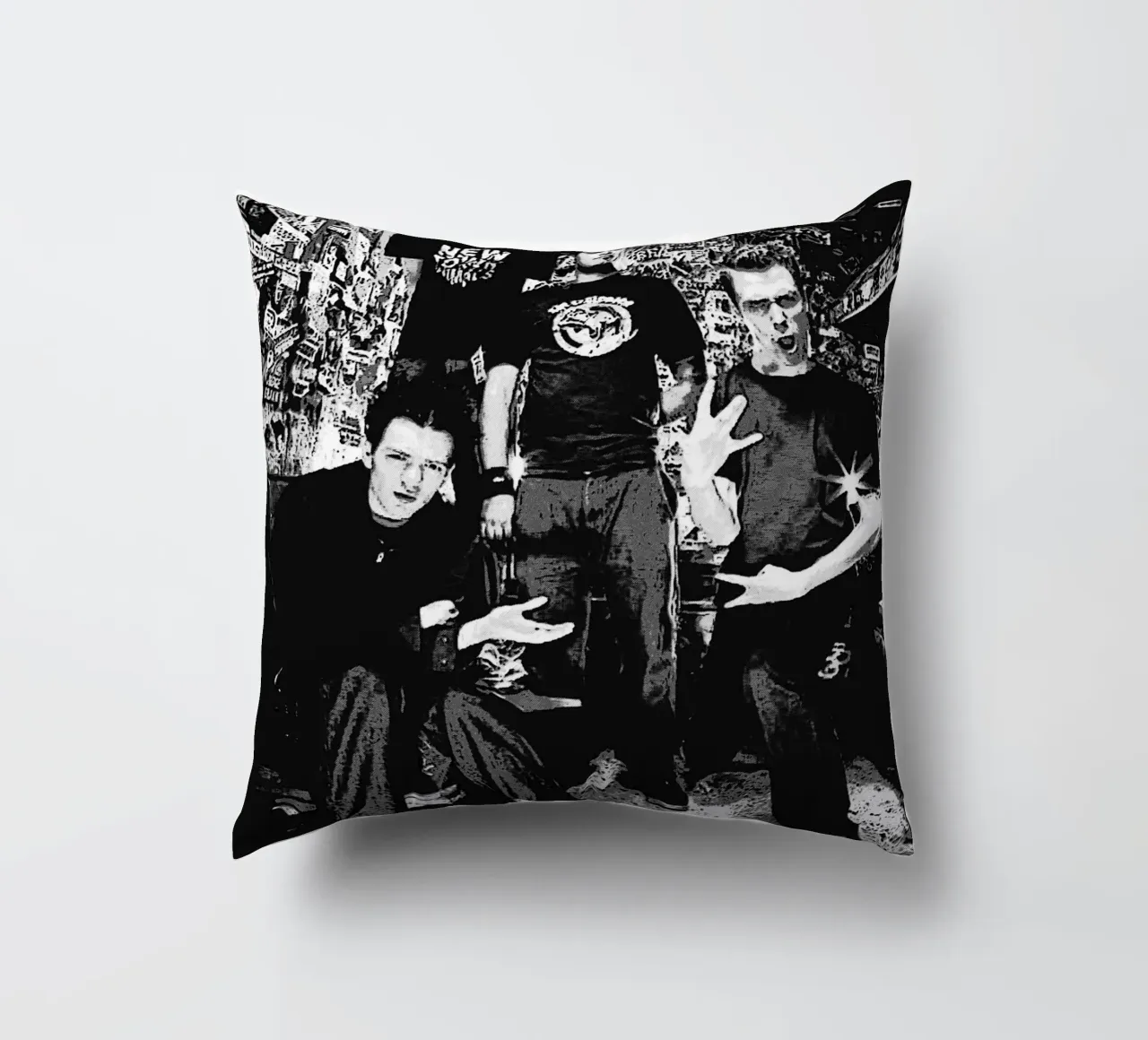 sum 41 band art cuscino da vanhesling