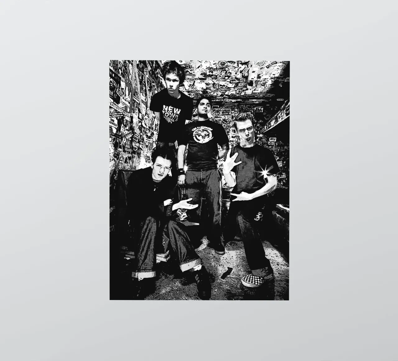 sum 41 band art adesivo da vanhesling