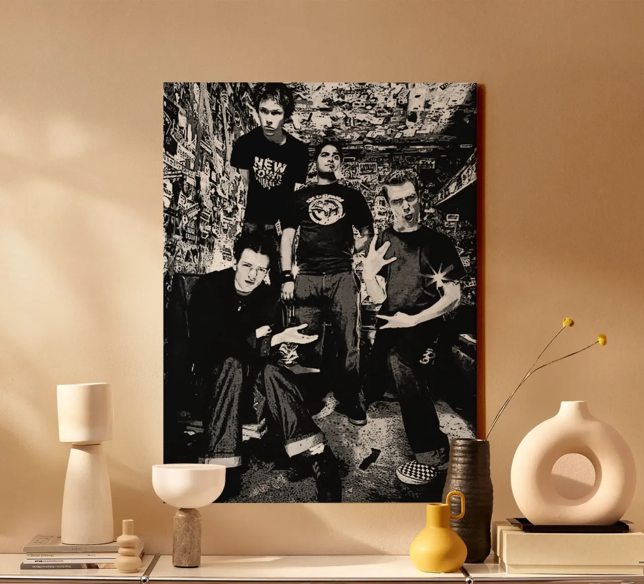 sum 41 band art tela da vanhesling