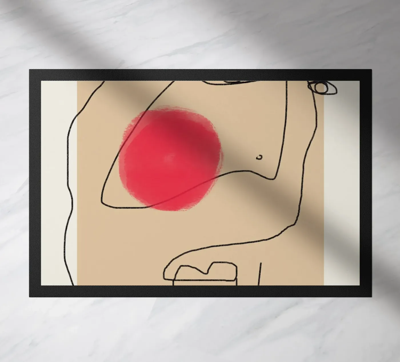 Espressione line art zerbino da Little Dean