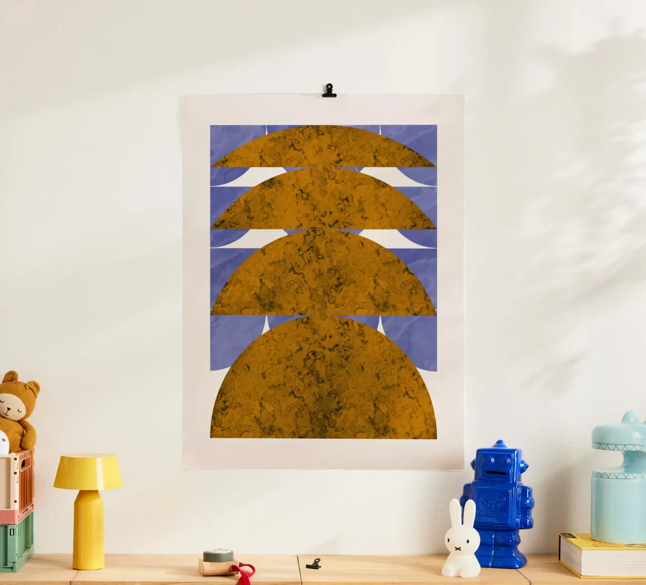 Bronze geometry poster da Little Dean