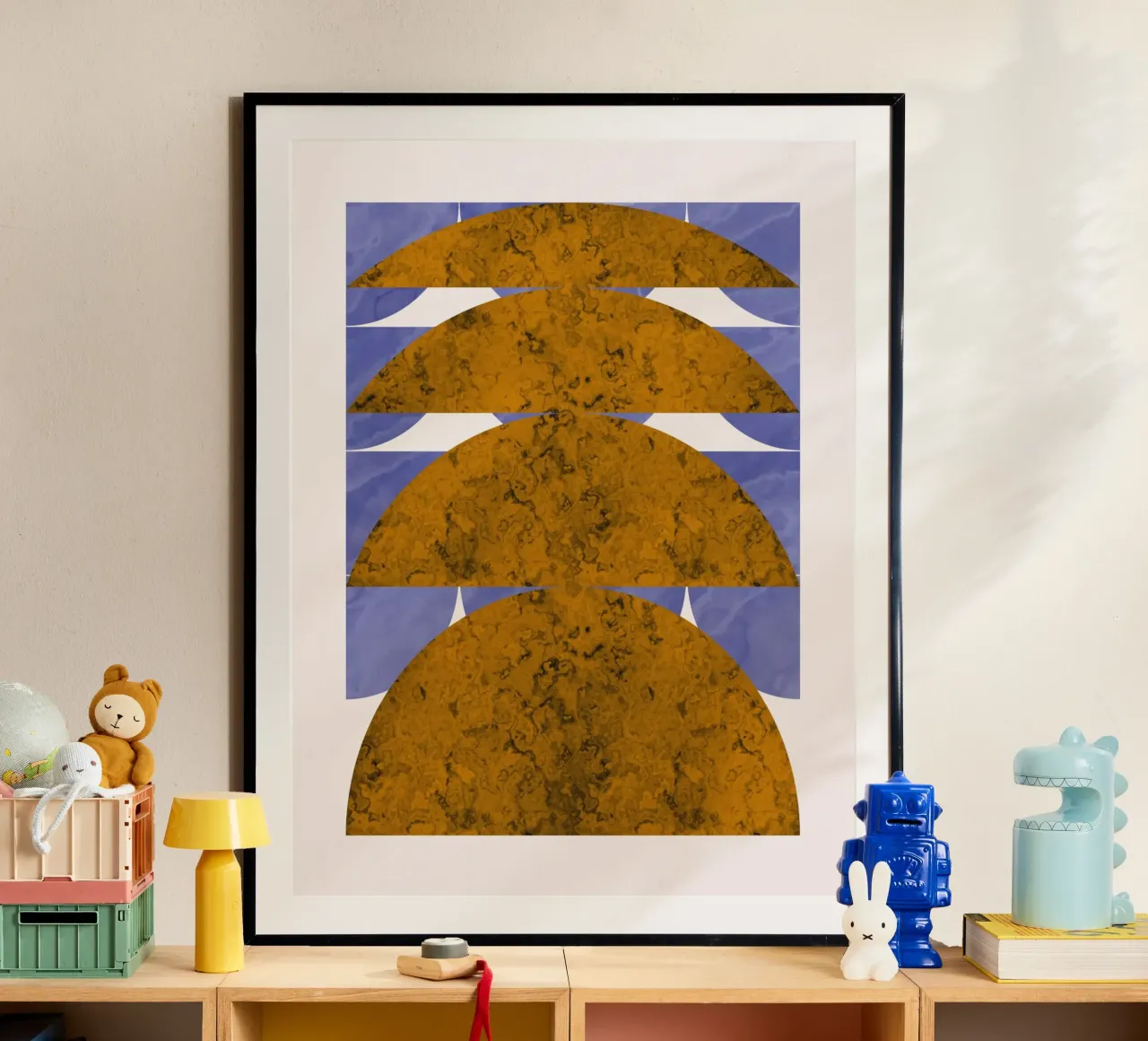 Bronze geometry poster da Little Dean