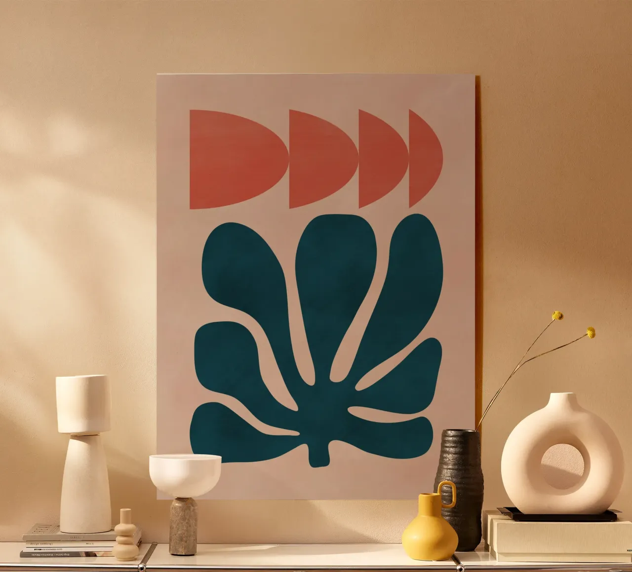 Fiore geometrico plexiglass da Little Dean