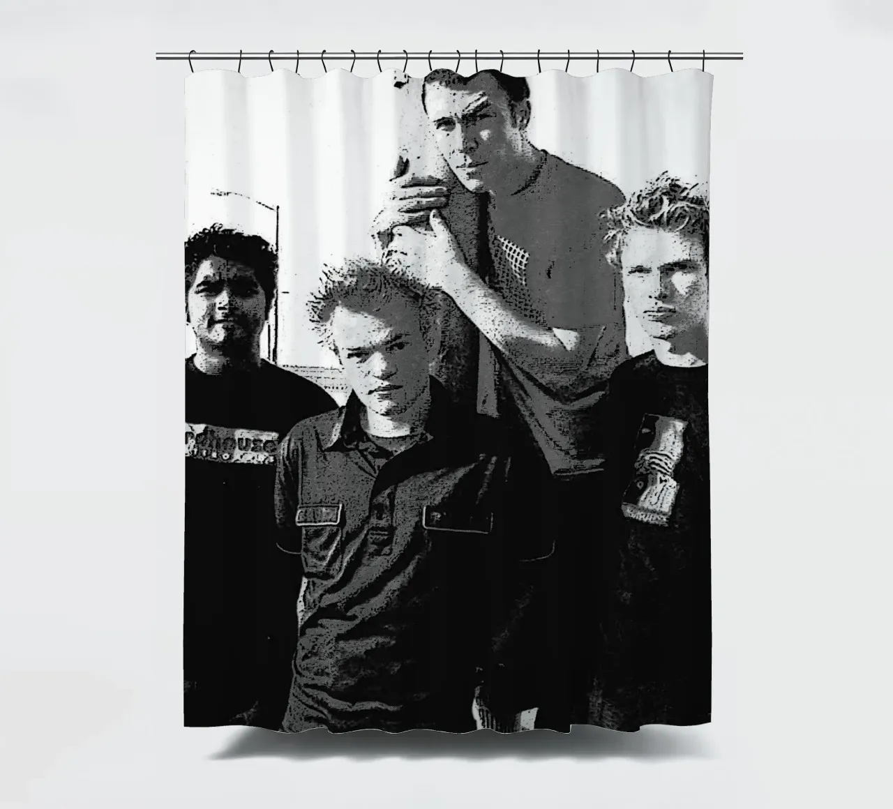 sum 41 band art shower curtain by vanhesling