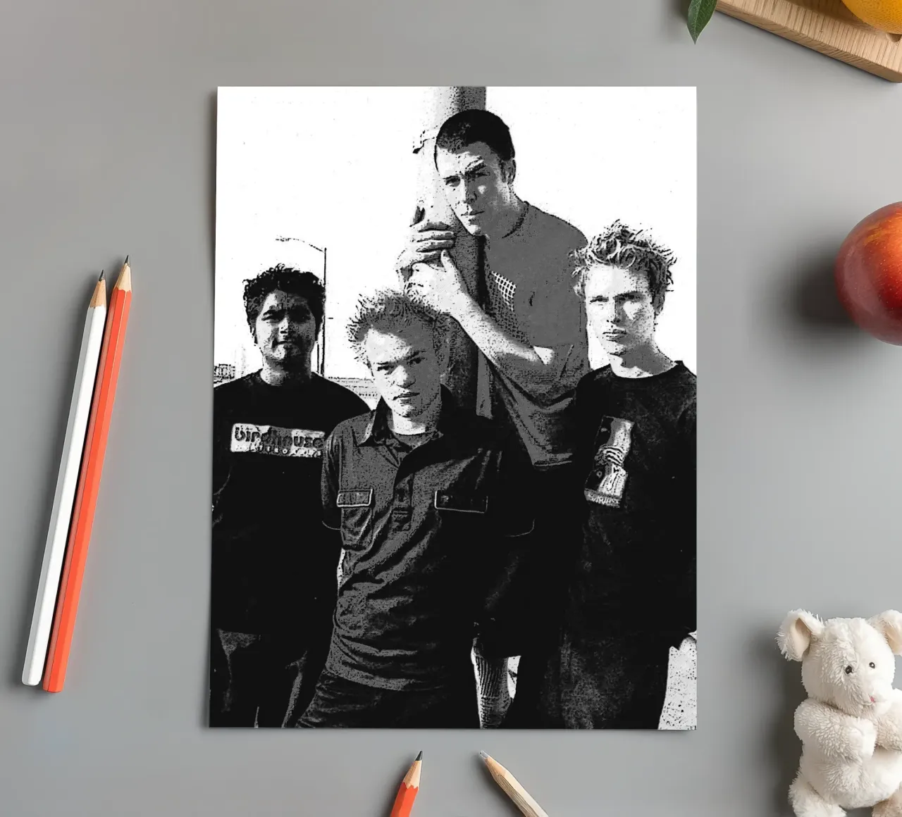 sum 41 band art sticker sheet by vanhesling
