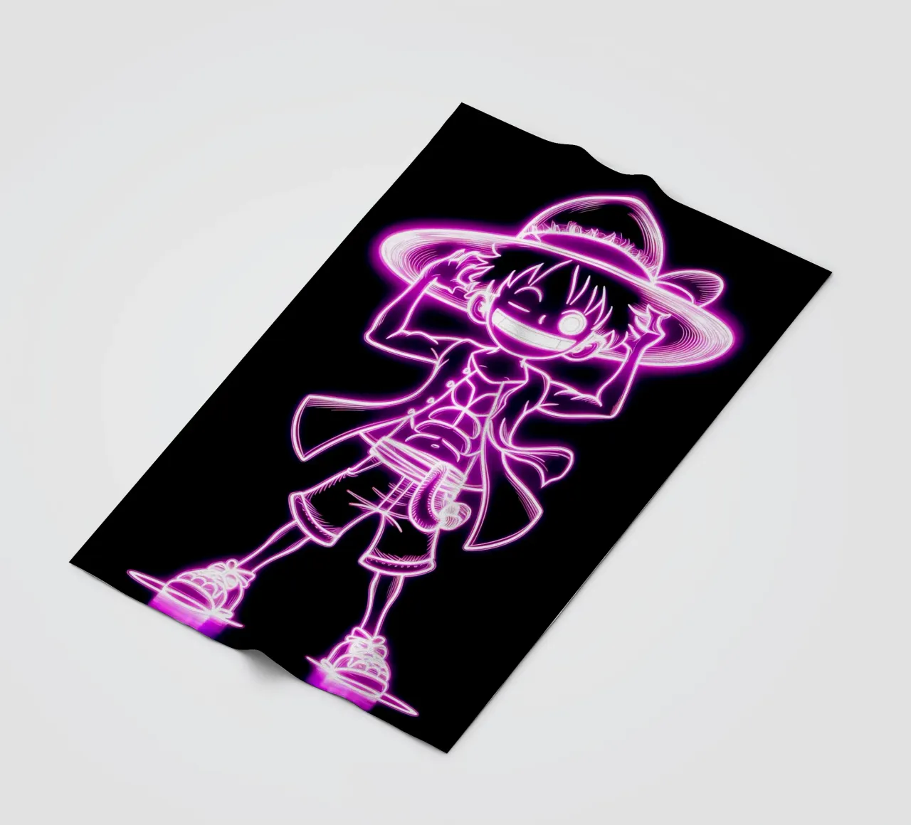 Monkey D. Luffy coperta in pile da Agus Creative