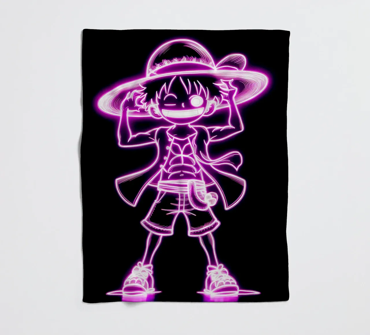 Monkey D. Luffy coperta in pile da Agus Creative