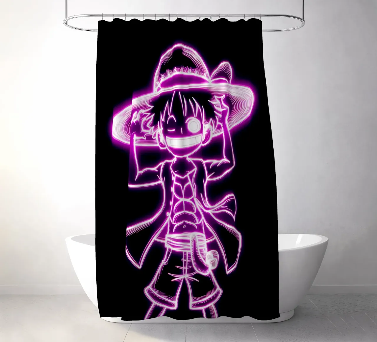 Monkey D. Luffy tenda da doccia da Agus Creative