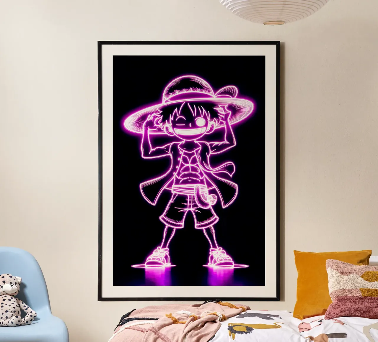 Monkey D. Luffy carta hahnemühle da Agus Creative