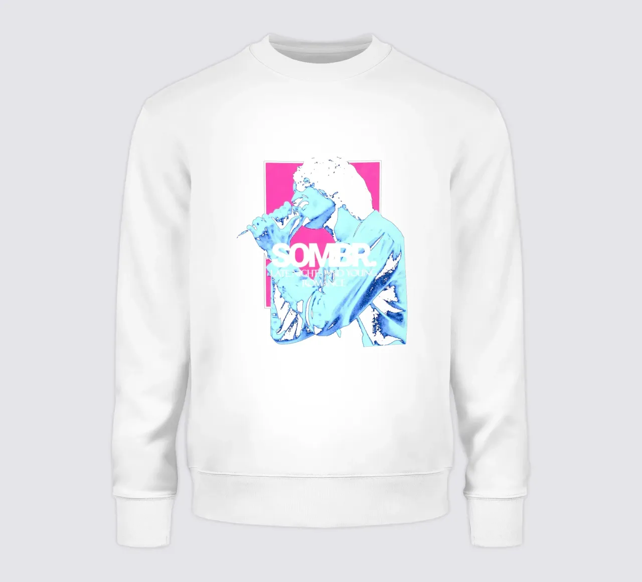 Vintage Y2K Style Músico Britpop sudadera de https://www.juniqe.com/uk/shop/Henndraws