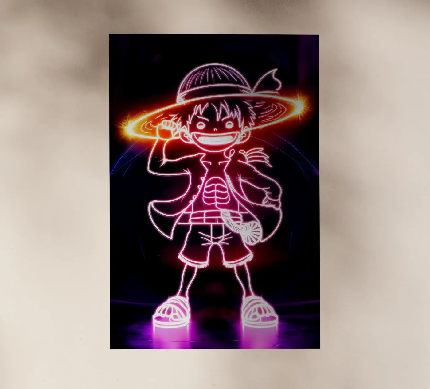 Monkey D. Luffy pellicola backlit da Agus Creative