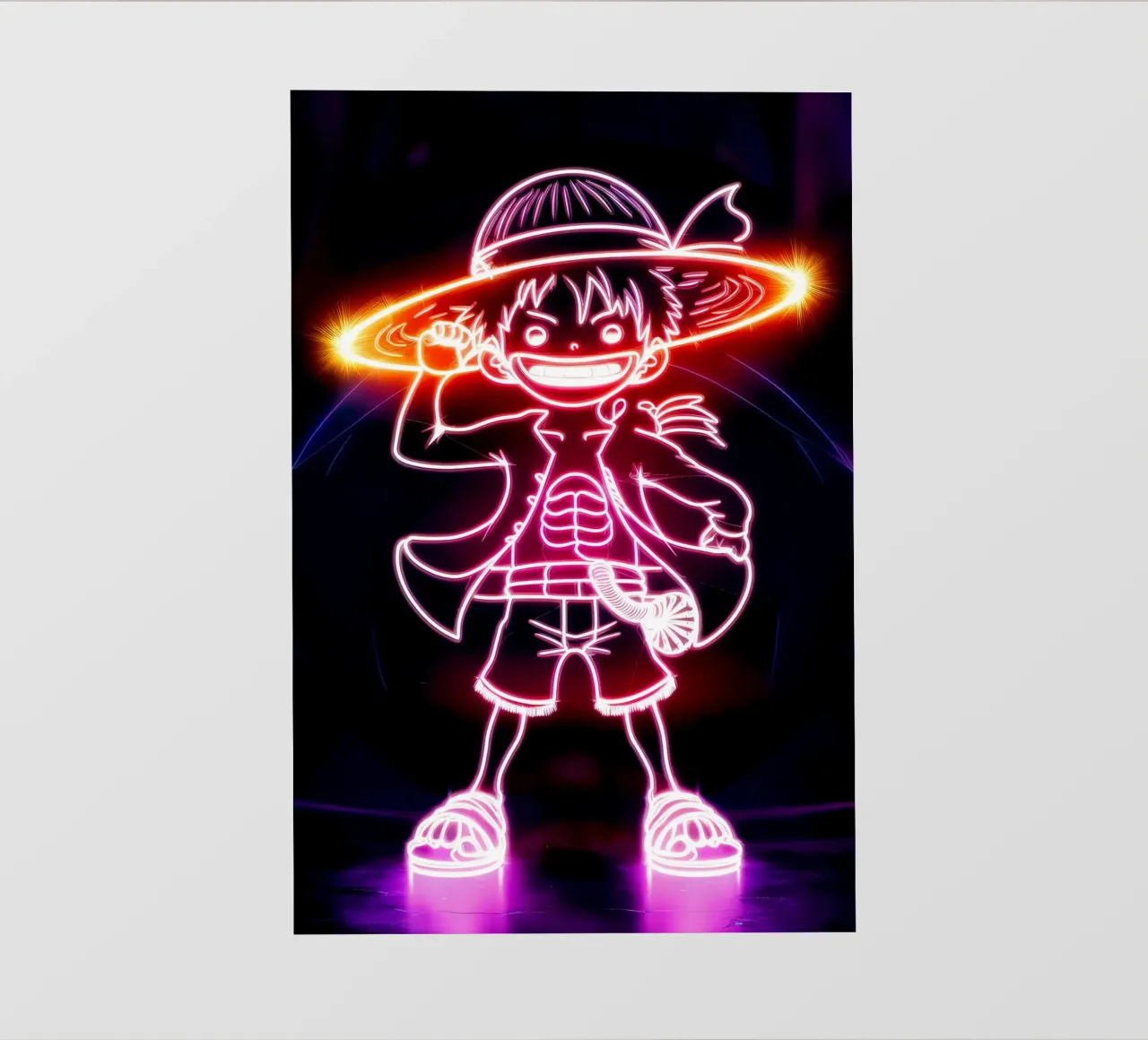 Monkey D. Luffy pellicola backlit da Agus Creative