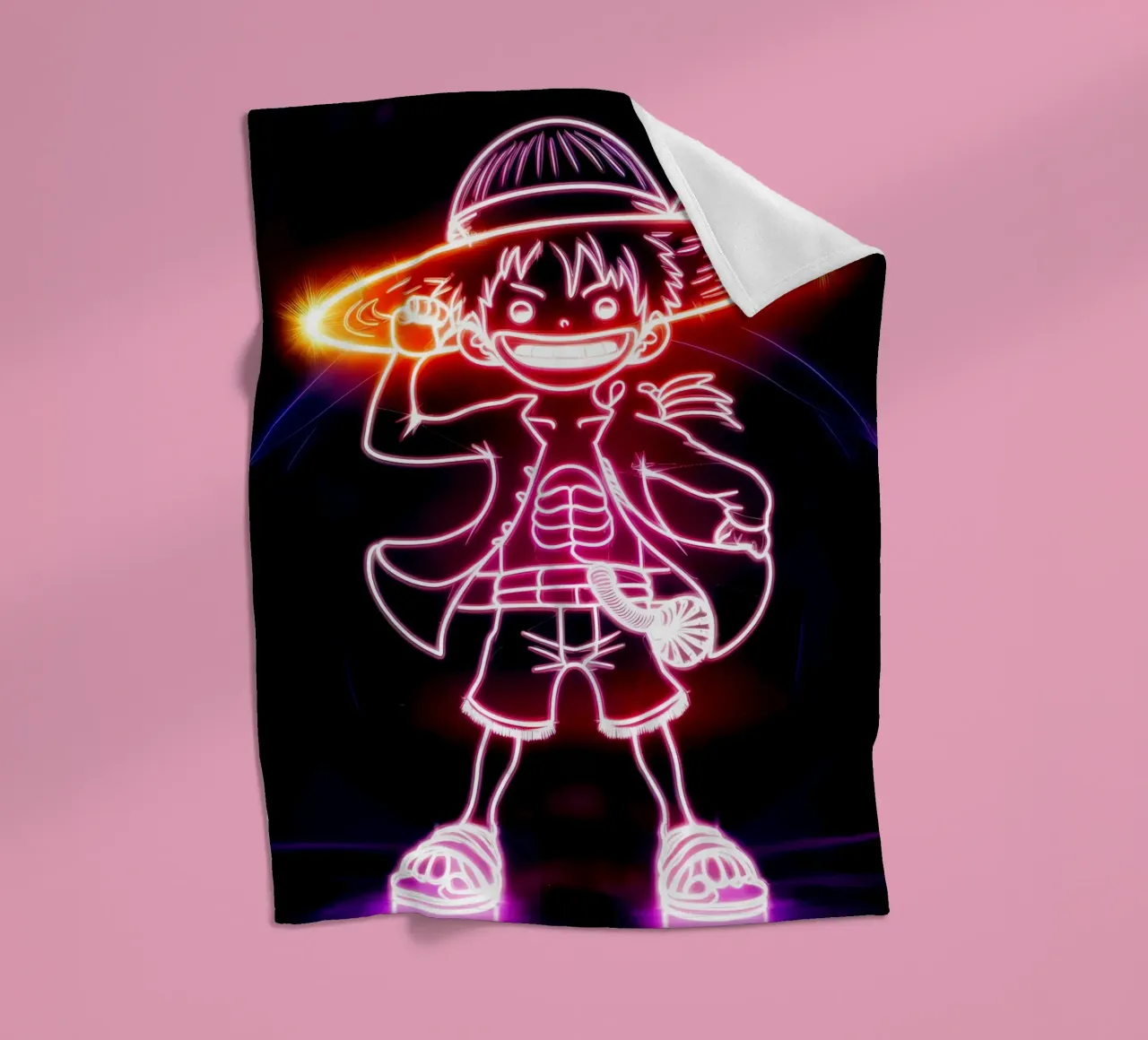 Monkey D. Luffy coperta in pile da Agus Creative