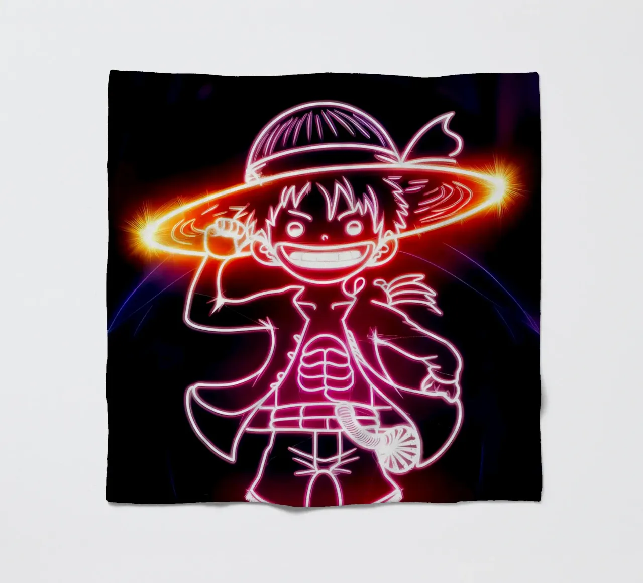 Monkey D. Luffy coperta in pile da Agus Creative