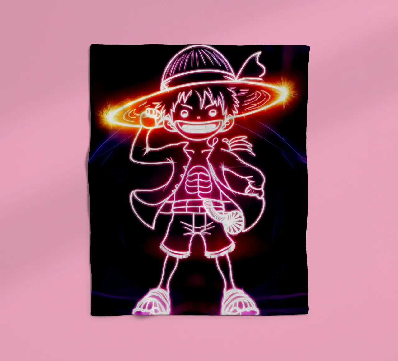 Monkey D. Luffy coperta in pile da Agus Creative